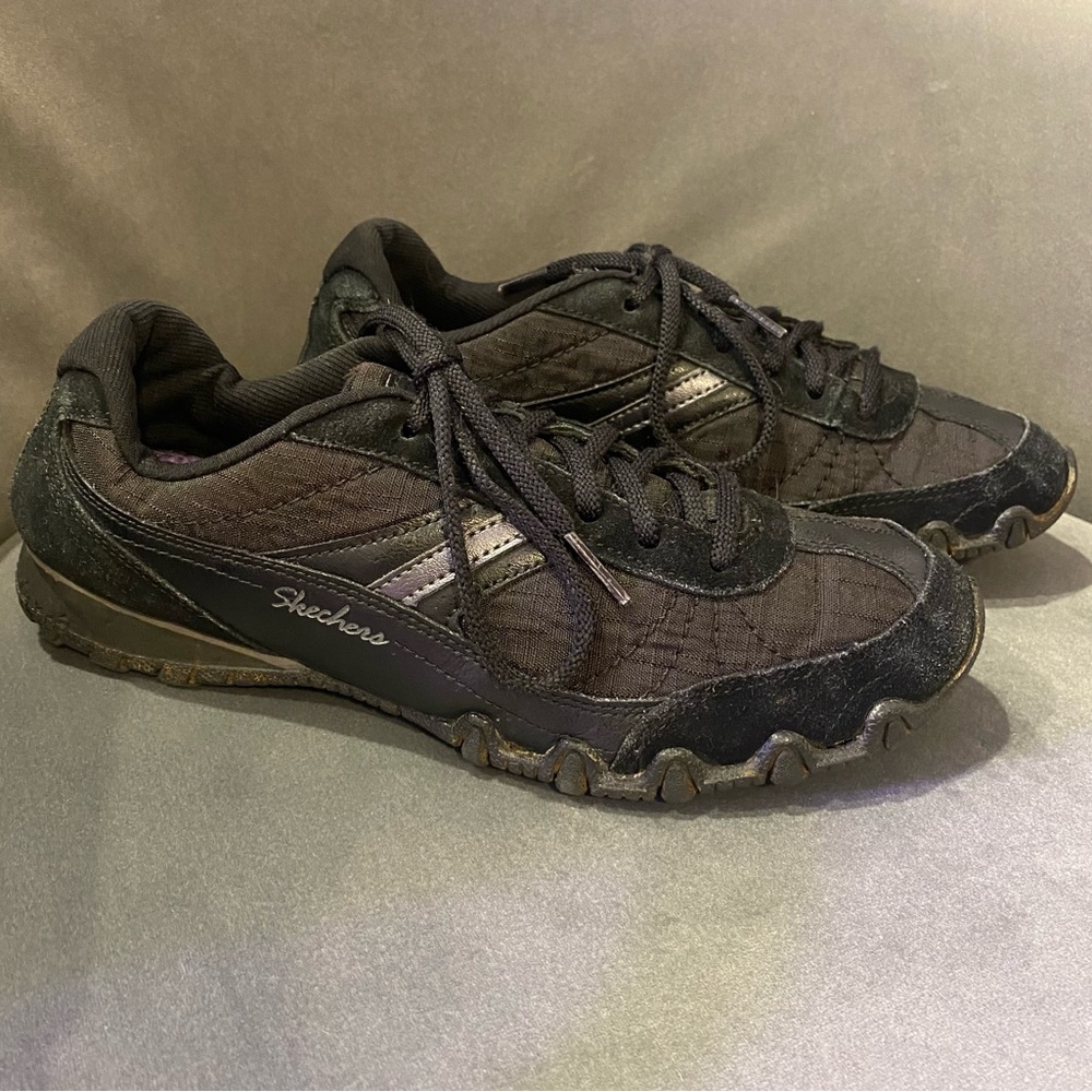 Sketcher Sneakers - Black - Size 7.5